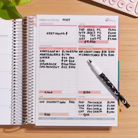 ✨ Erin Condren Budget & Notebook Bundle ✨ - Picture 4 of 16